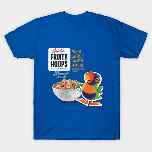 Rainbow Fruity Hoops T-Shirt by TheFactorie